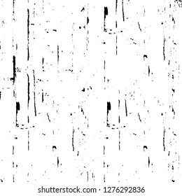 Vector grunge overlay texture. Black and white background. Abstract monochrome image includes a faded effect in dark tones
