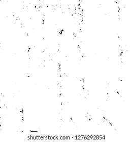 Vector grunge overlay texture. Black and white background. Abstract monochrome image includes a faded effect in dark tones