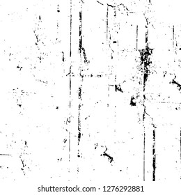 Vector grunge overlay texture. Black and white background. Abstract monochrome image includes a faded effect in dark tones