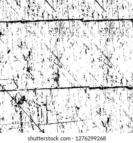 Vector grunge overlay texture. Black and white background. Abstract monochrome image includes a faded effect in dark tones