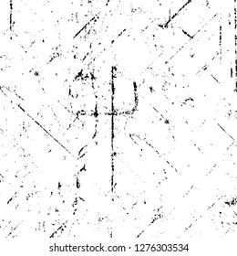 Vector Vector grunge overlay texture. Black and white background. Abstract monochrome image includes a faded effect in dark tonesgrunge overlay texture. Black and white background. Abstract monochrome