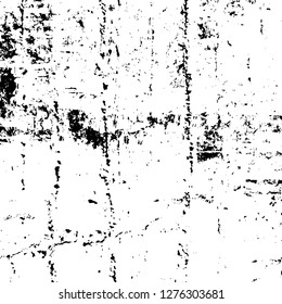 Vector Vector grunge overlay texture. Black and white background. Abstract monochrome image includes a faded effect in dark tonesgrunge overlay texture. Black and white background. Abstract monochrome