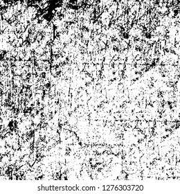 Vector Vector grunge overlay texture. Black and white background. Abstract monochrome image includes a faded effect in dark tonesgrunge overlay texture. Black and white background. Abstract monochrome