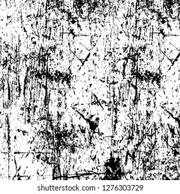 Vector Vector grunge overlay texture. Black and white background. Abstract monochrome image includes a faded effect in dark tonesgrunge overlay texture. Black and white background. Abstract monochrome