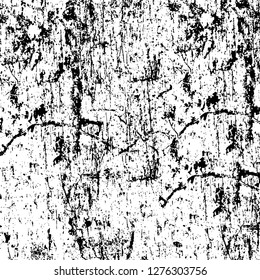 Vector Vector grunge overlay texture. Black and white background. Abstract monochrome image includes a faded effect in dark tonesgrunge overlay texture. Black and white background. Abstract monochrome