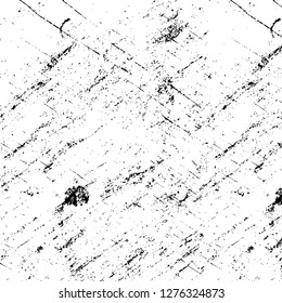 Vector grunge overlay texture. Black and white background. Abstract monochrome image includes a faded effect in dark tones
