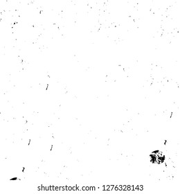 Vector grunge overlay texture. Black and white background. Abstract monochrome image includes a faded effect in dark tones
