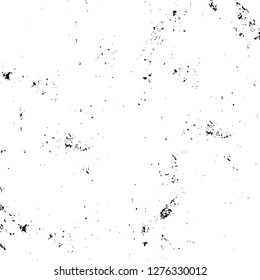 Vector grunge overlay texture. Black and white background. Abstract monochrome image includes a faded effect in dark tones