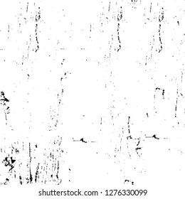 Vector grunge overlay texture. Black and white background. Abstract monochrome image includes a faded effect in dark tones