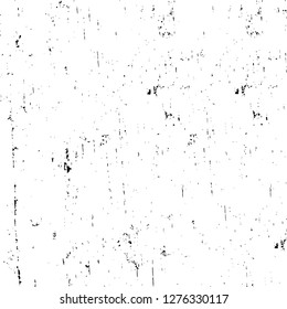 Vector grunge overlay texture. Black and white background. Abstract monochrome image includes a faded effect in dark tones
