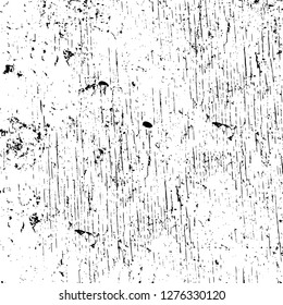 Vector grunge overlay texture. Black and white background. Abstract monochrome image includes a faded effect in dark tones
