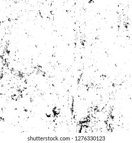 Vector grunge overlay texture. Black and white background. Abstract monochrome image includes a faded effect in dark tones