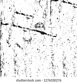 Vector grunge overlay texture. Black and white background. Abstract monochrome image includes a faded effect in dark tones