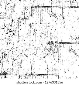 Vector grunge overlay texture. Black and white background. Abstract monochrome image includes a faded effect in dark tones