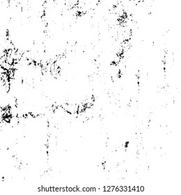 Vector grunge overlay texture. Black and white background. Abstract monochrome image includes a faded effect in dark tones