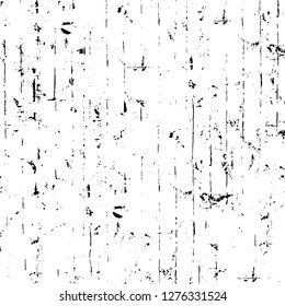 Vector grunge overlay texture. Black and white background. Abstract monochrome image includes a faded effect in dark tones