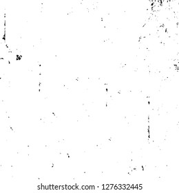 Vector grunge overlay texture. Black and white background. Abstract monochrome image includes a faded effect in dark tones