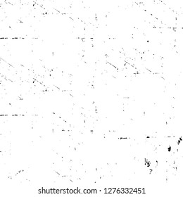 Vector grunge overlay texture. Black and white background. Abstract monochrome image includes a faded effect in dark tones