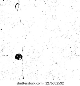 Vector grunge overlay texture. Black and white background. Abstract monochrome image includes a faded effect in dark tones