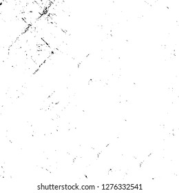 Vector grunge overlay texture. Black and white background. Abstract monochrome image includes a faded effect in dark tones