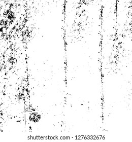 Vector grunge overlay texture. Black and white background. Abstract monochrome image includes a faded effect in dark tones