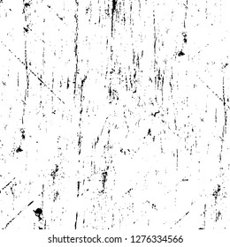 Vector grunge overlay texture. Black and white background. Abstract monochrome image includes a faded effect in dark tones