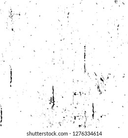 Vector grunge overlay texture. Black and white background. Abstract monochrome image includes a faded effect in dark tones