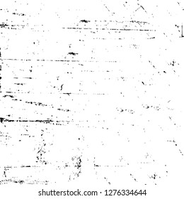 Vector grunge overlay texture. Black and white background. Abstract monochrome image includes a faded effect in dark tones