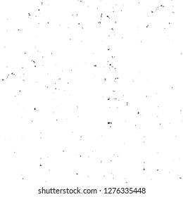 Vector grunge overlay texture. Black and white background. Abstract monochrome image includes a faded effect in dark tones