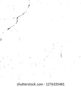 Vector grunge overlay texture. Black and white background. Abstract monochrome image includes a faded effect in dark tones