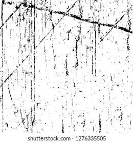 Vector grunge overlay texture. Black and white background. Abstract monochrome image includes a faded effect in dark tones