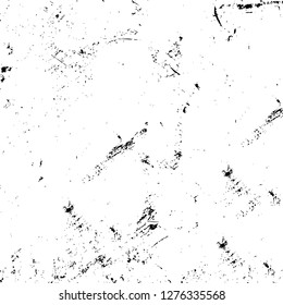 Vector grunge overlay texture. Black and white background. Abstract monochrome image includes a faded effect in dark tones