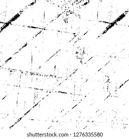 Vector grunge overlay texture. Black and white background. Abstract monochrome image includes a faded effect in dark tones