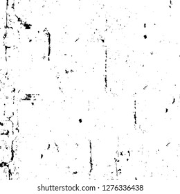 Vector grunge overlay texture. Black and white background. Abstract monochrome image includes a faded effect in dark tones