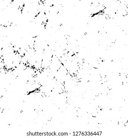 Vector grunge overlay texture. Black and white background. Abstract monochrome image includes a faded effect in dark tones