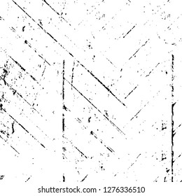 Vector grunge overlay texture. Black and white background. Abstract monochrome image includes a faded effect in dark tones