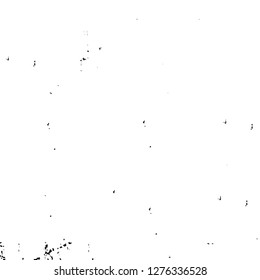 Vector grunge overlay texture. Black and white background. Abstract monochrome image includes a faded effect in dark tones