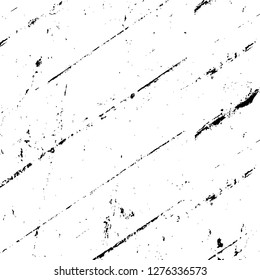 Vector grunge overlay texture. Black and white background. Abstract monochrome image includes a faded effect in dark tones