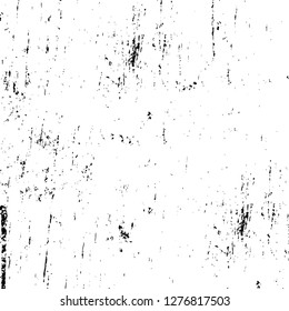 Vector grunge overlay texture. Black and white background. Abstract monochrome image includes a faded effect in dark tones