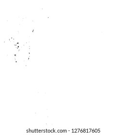 Vector grunge overlay texture. Black and white background. Abstract monochrome image includes a faded effect in dark tones