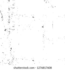 Vector grunge overlay texture. Black and white background. Abstract monochrome image includes a faded effect in dark tones