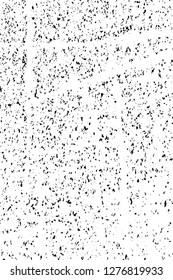 Vector grunge overlay texture. Black and white background. Abstract monochrome image includes a faded effect in dark tones