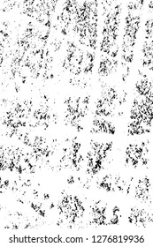 Vector grunge overlay texture. Black and white background. Abstract monochrome image includes a faded effect in dark tones
