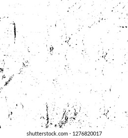 Vector grunge overlay texture. Black and white background. Abstract monochrome image includes a faded effect in dark tones