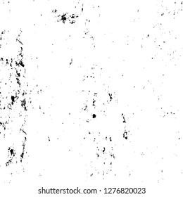Vector grunge overlay texture. Black and white background. Abstract monochrome image includes a faded effect in dark tones