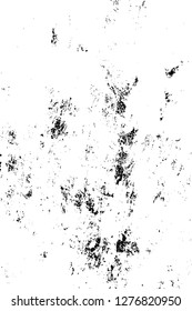 Vector grunge overlay texture. Black and white background. Abstract monochrome image includes a faded effect in dark tones
