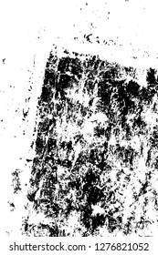 Vector grunge overlay texture. Black and white background. Abstract monochrome image includes a faded effect in dark tones