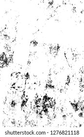 Vector grunge overlay texture. Black and white background. Abstract monochrome image includes a faded effect in dark tones