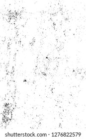 Vector grunge overlay texture. Black and white background. Abstract monochrome image includes a faded effect in dark tones