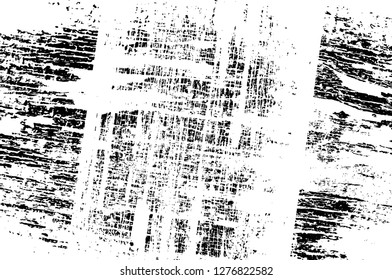 Vector grunge overlay texture. Black and white background. Abstract monochrome image includes a faded effect in dark tones - Shutterstock ID 1276822582